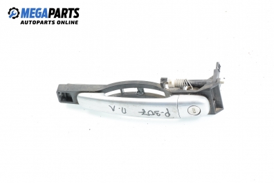 Outer handle for Peugeot 307 2.0 HDi, 107 hp, hatchback, 5 doors, 2004, position: front - left